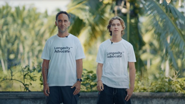 Father and son on the longevity quest