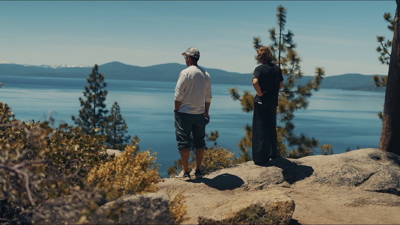 Marek and Aleksander at Lake Tahoe, California
